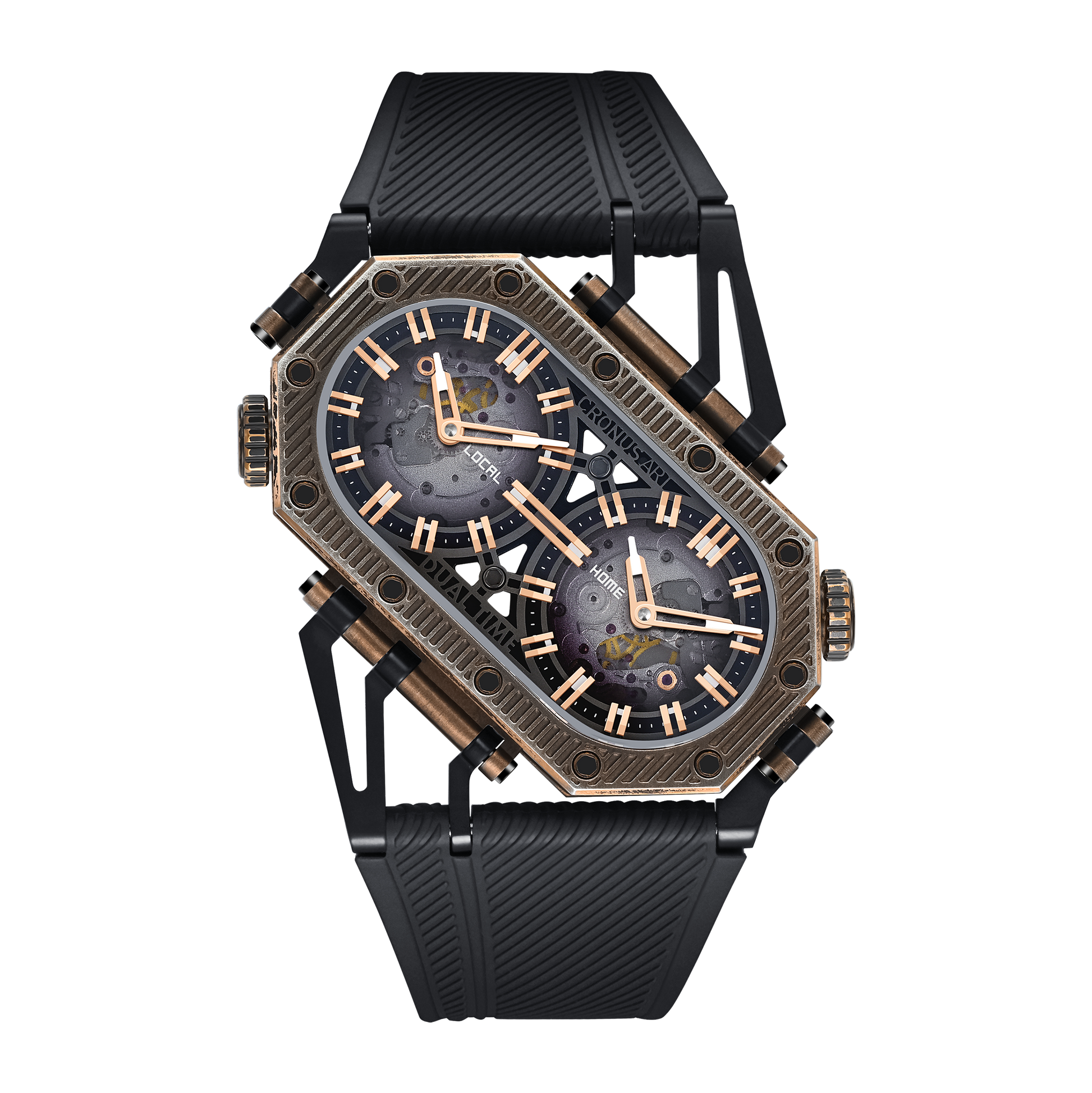 CronusArt CM025-007 Voyager Double-Dial Watch