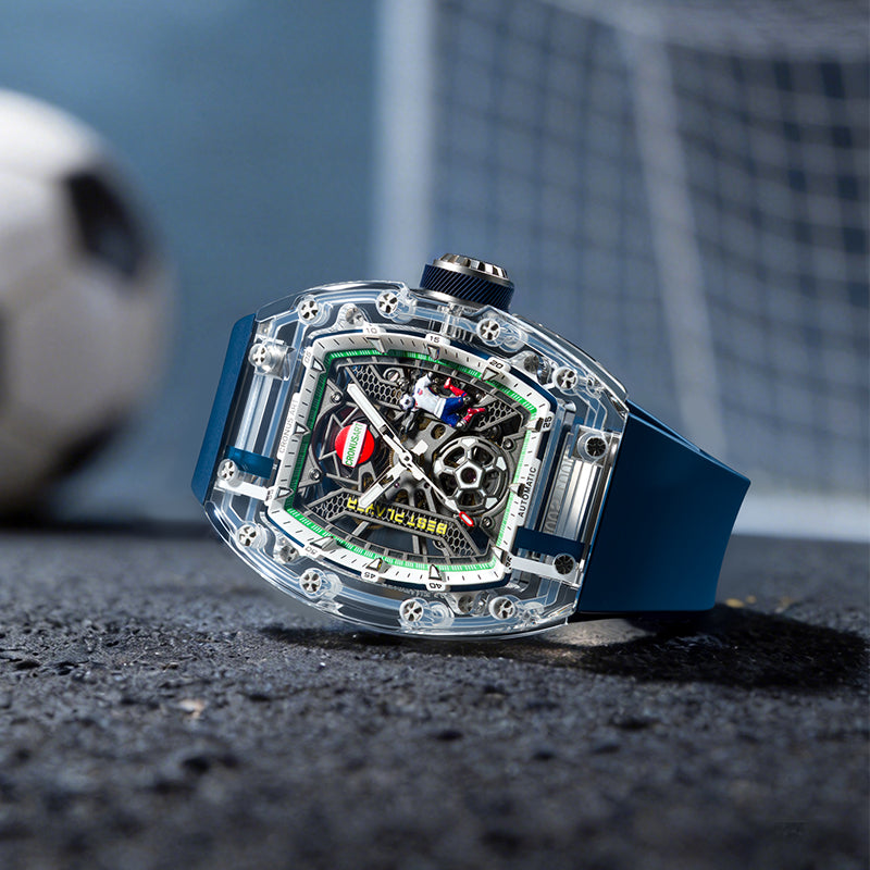 CronusArt CM001-097 Decisive Moment Crystal Mechanical Transparent Watch