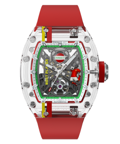 CronusArt CM001-097 Decisive Moment Crystal Mechanical Transparent Watch