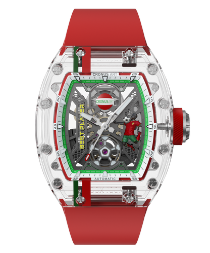 CronusArt CM001-097 Decisive Moment Crystal Mechanical Transparent Watch
