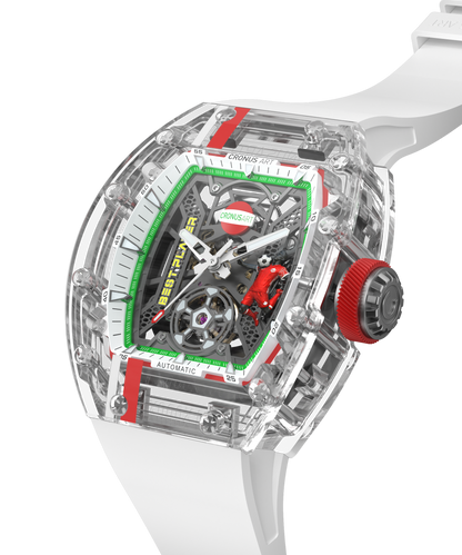 CronusArt CM001-097 Decisive Moment Crystal Mechanical Transparent Watch