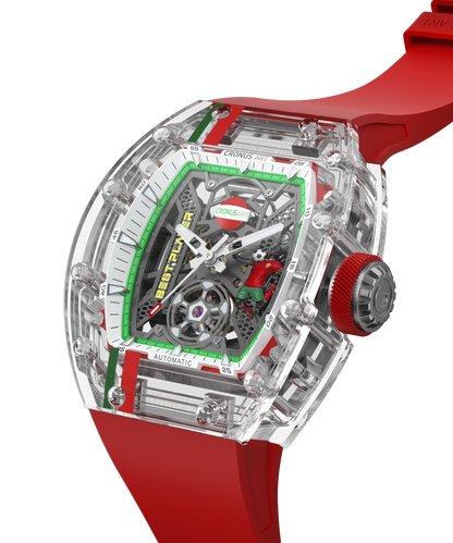 CronusArt CM001-097 Decisive Moment Crystal Mechanical Transparent Watch