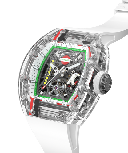 CronusArt CM001-097 Decisive Moment Crystal Mechanical Transparent Watch