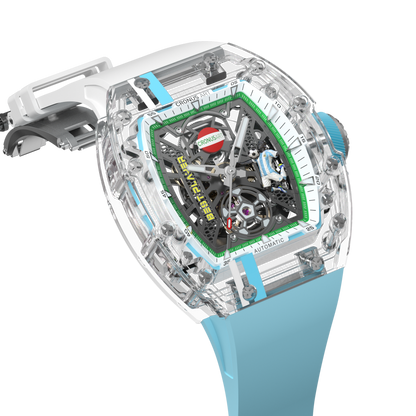 CronusArt CM001-097 Decisive Moment Crystal Mechanical Transparent Watch