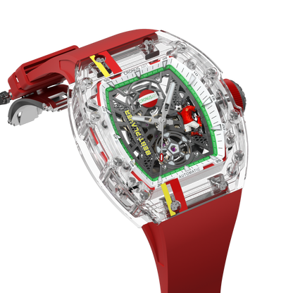 CronusArt CM001-097 Decisive Moment Crystal Mechanical Transparent Watch