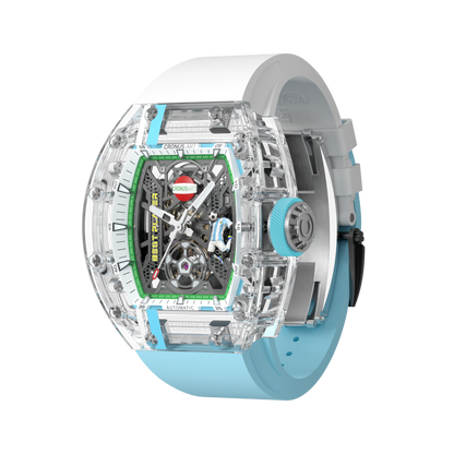 CronusArt CM001-097 Decisive Moment Crystal Mechanical Transparent Watch