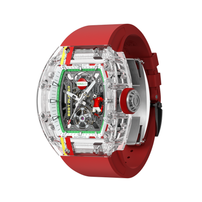 CronusArt CM001-097 Decisive Moment Crystal Mechanical Transparent Watch