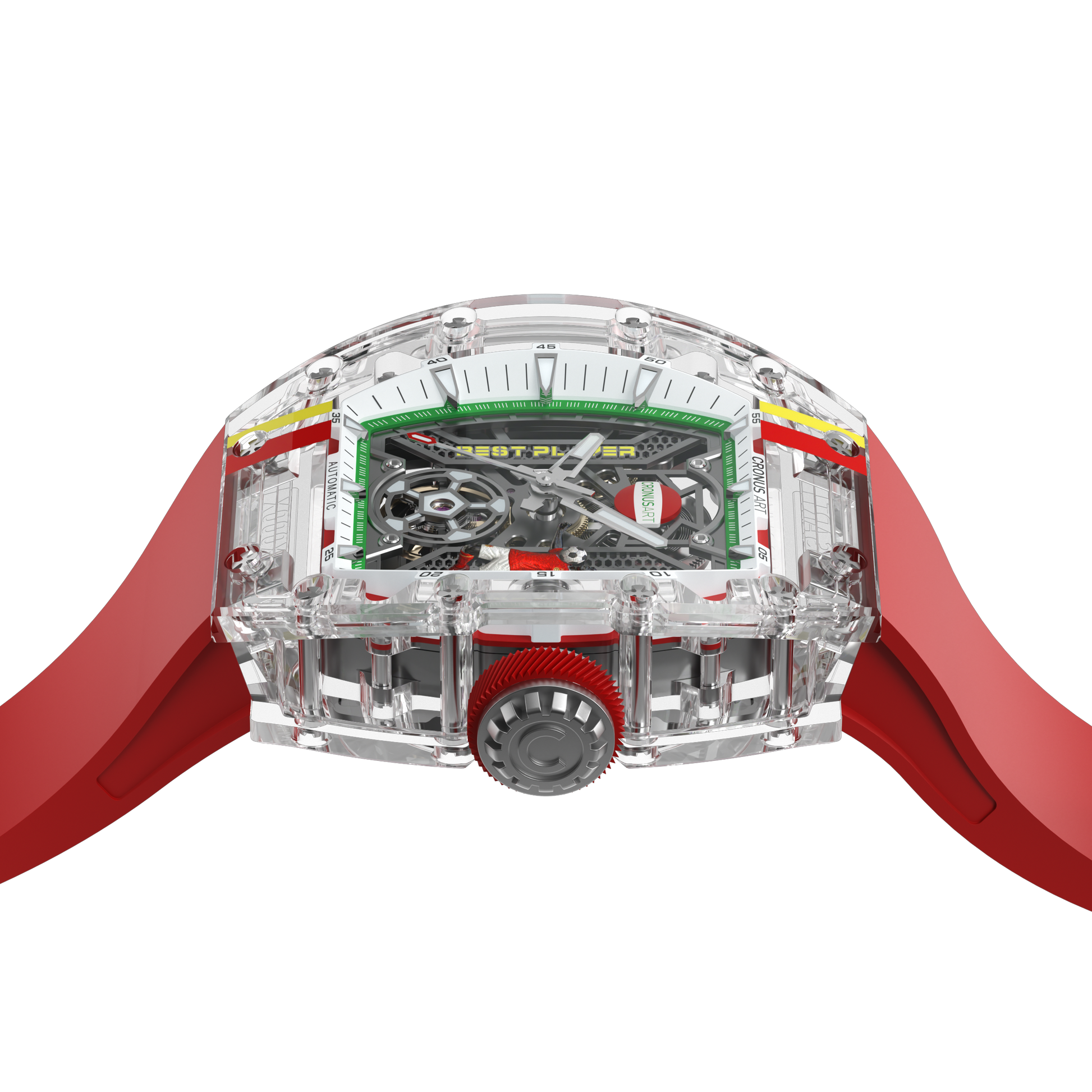 CronusArt CM001-097 Decisive Moment Crystal Mechanical Transparent Watch