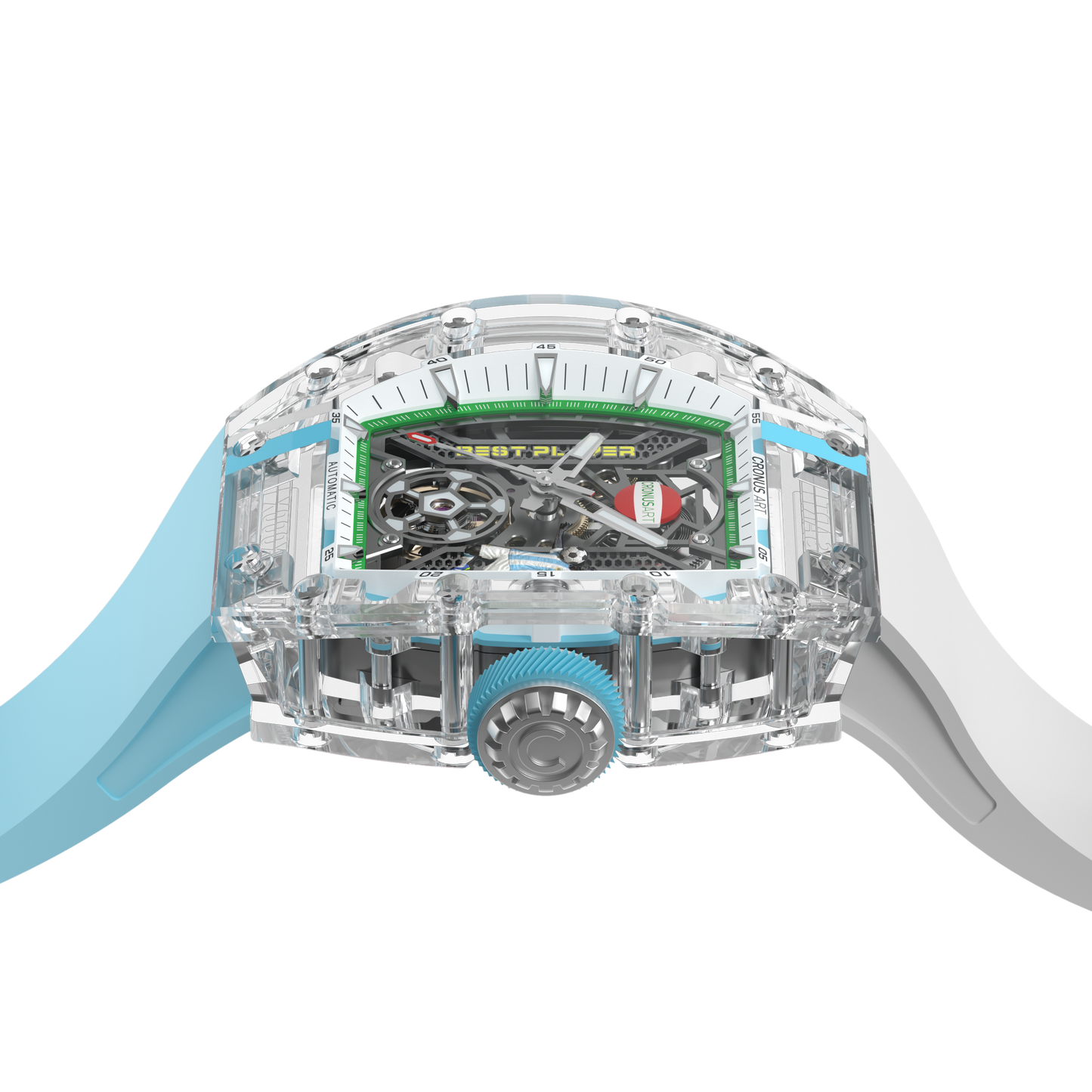 CronusArt CM001-097 Decisive Moment Crystal Mechanical Transparent Watch