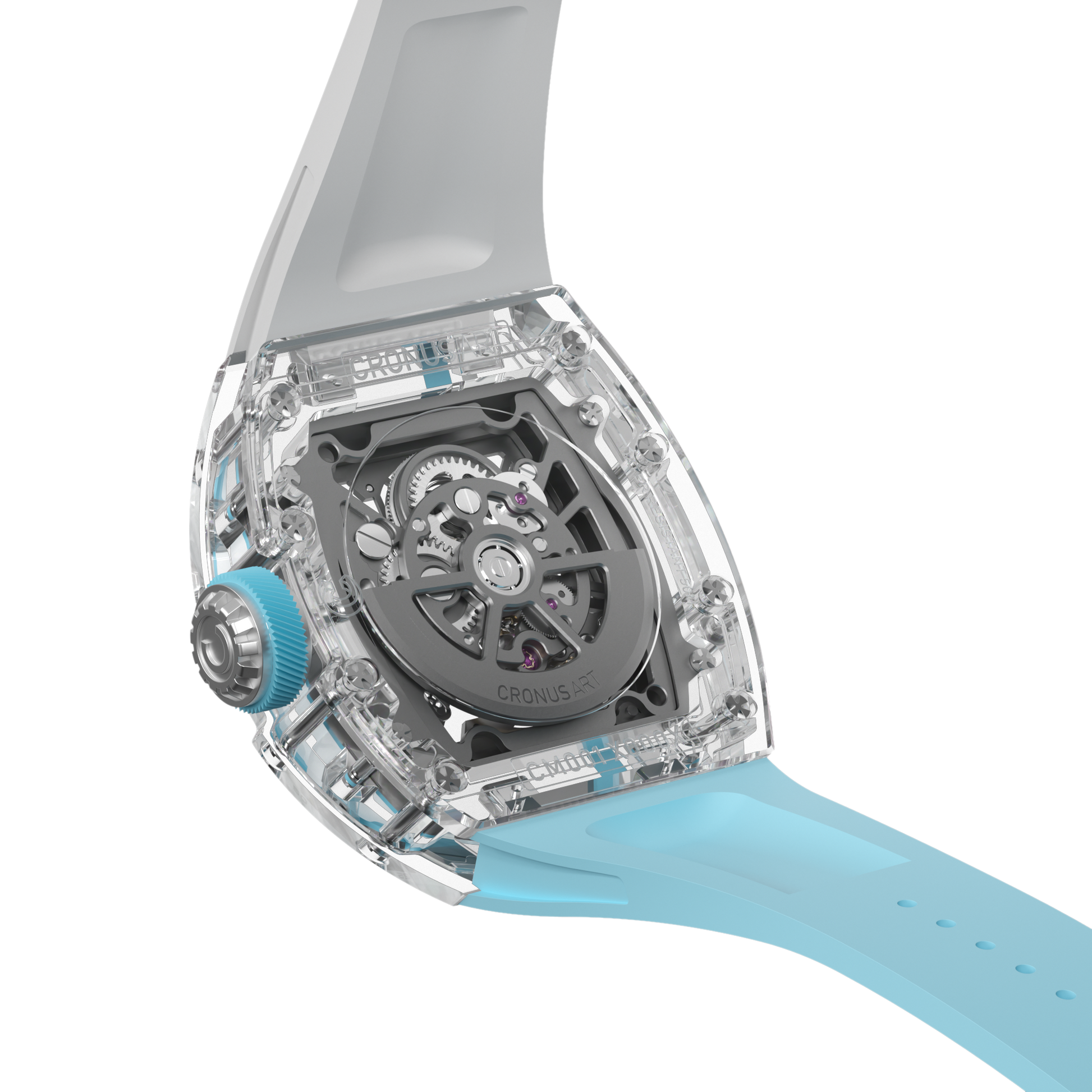 CronusArt CM001-097 Decisive Moment Crystal Mechanical Transparent Watch