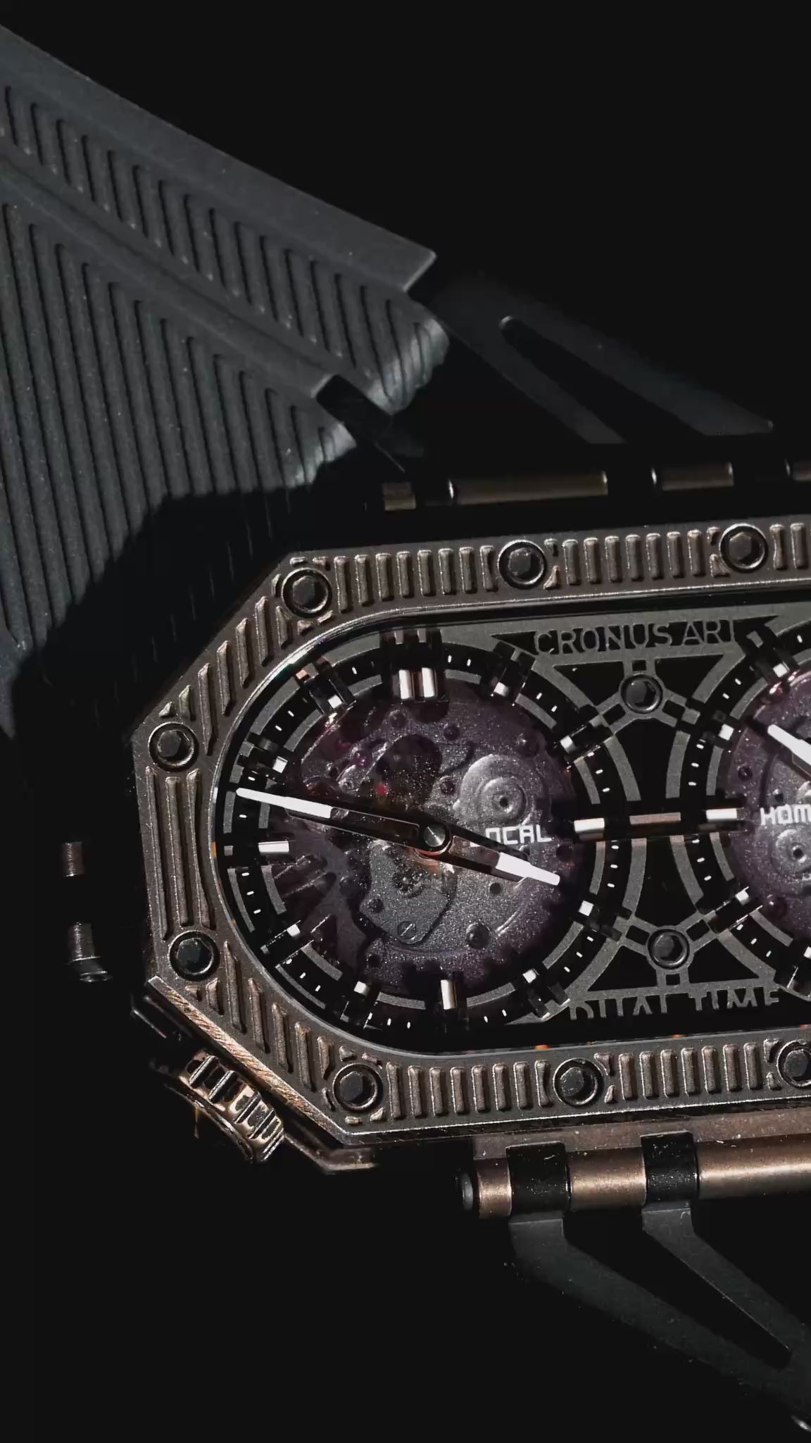 CronusArt CM025-007 Voyager Double-Dial Watch